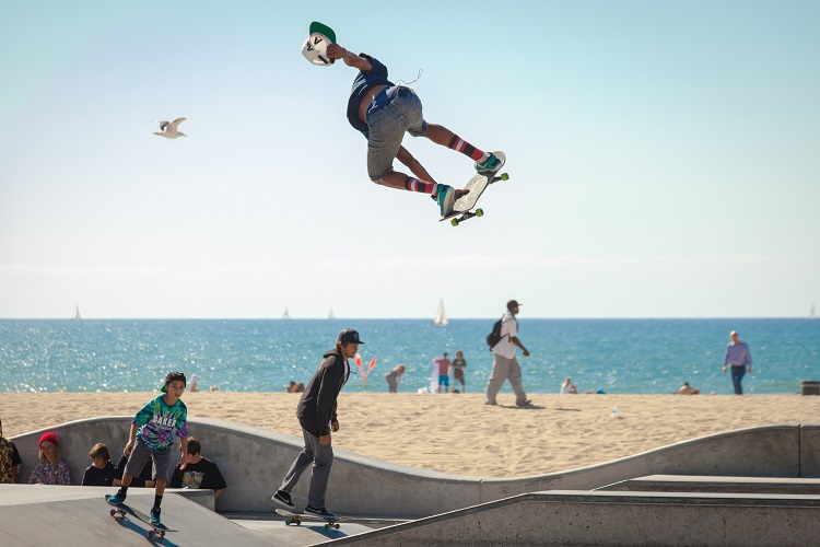 attività fisica, skate